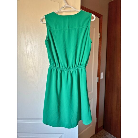 Green Dynamite Cinched Waste Sheath Dress - Size M - Picture 2 of 2